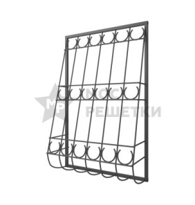 Решетка на окно сварная дутая 2-77
